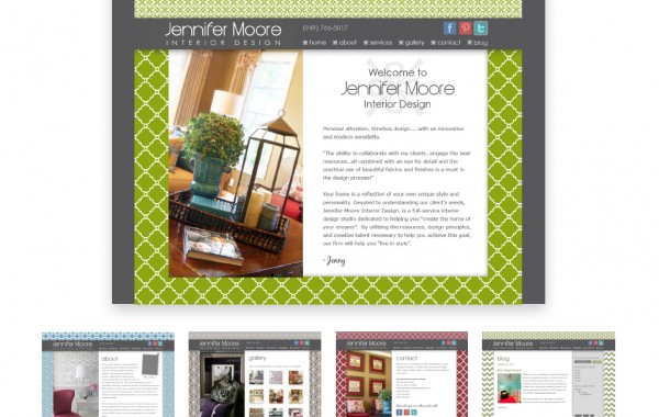 Jenny Moore Website Portfolio