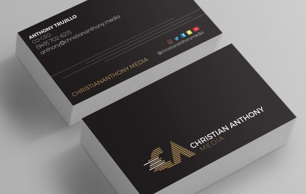 Christian Anthony Media Logo Design & Business Card
